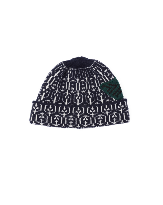Prada Cashmere And Wool Beanie Marineblå | 352-DEOPHV