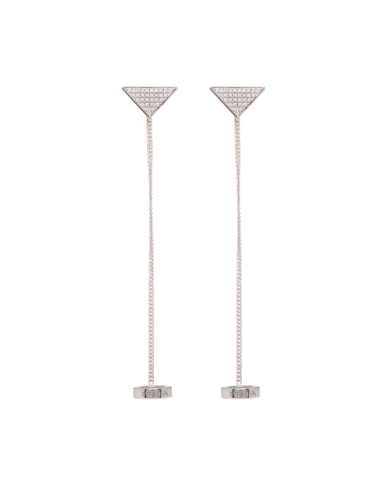 Prada Crystal Logo Jewels Airpods's Pendant Earrings Crystal | TPDRVB382