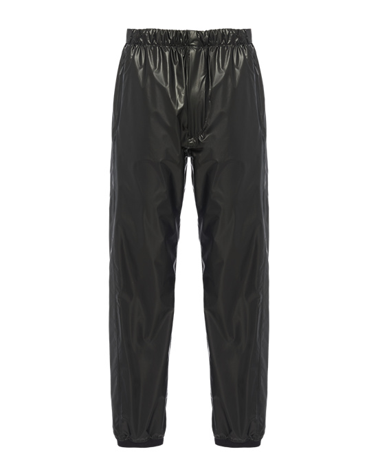 Prada Light Nylon Brede-leg Pants Svarte | 856-GYKJDO