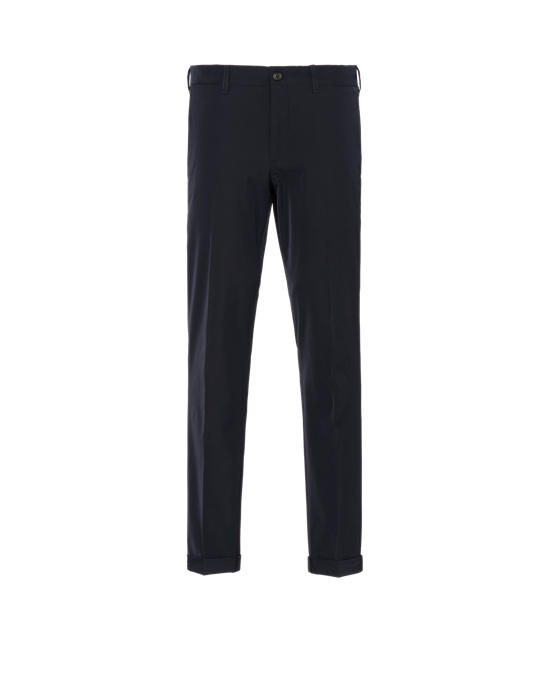 Prada Light Stretch Techno Fabric Trousers Marineblå | HLNPOW920