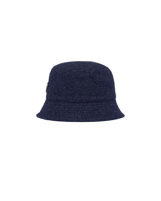 Prada Loden Bucket Hat Marineblå | 275-WZEQPB