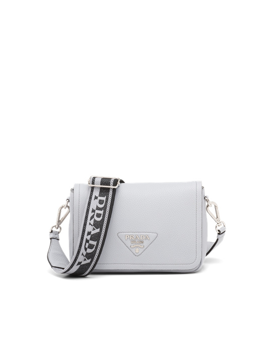 Prada Lær Shoulder Bag Cornflower | 105-BEVSUD