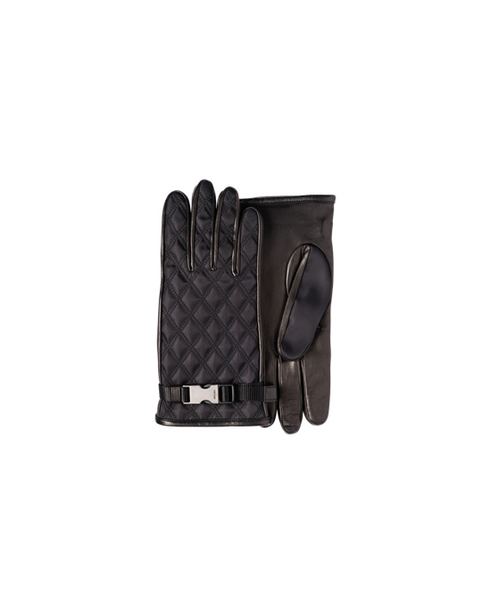 Prada Nylon Gloves Svarte | 648-VJWHOC