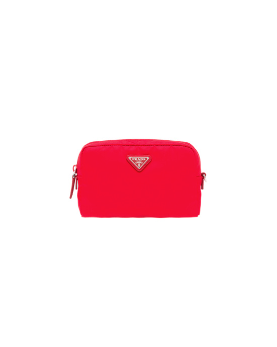 Prada Nylon Pouch Rød | 049-WEDTSY