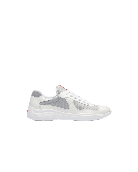 Prada Prada America's Cup Sneakers Hvite Sølv | LGMOUI792