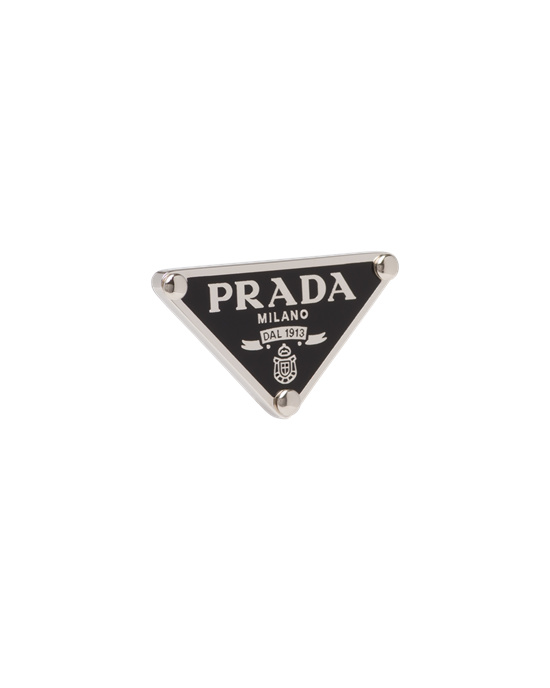 Prada Prada Symbole Single Left Earring Svarte | YGCUDS386