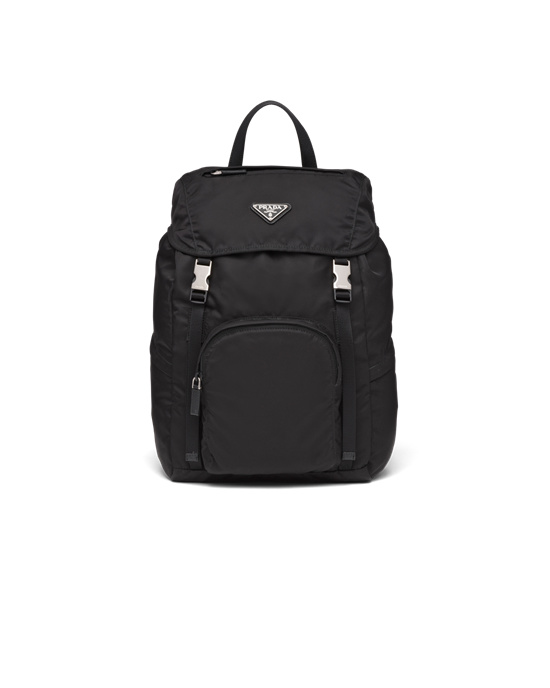 Prada Re-nylon Backpack Svarte | 048-PLQZEN