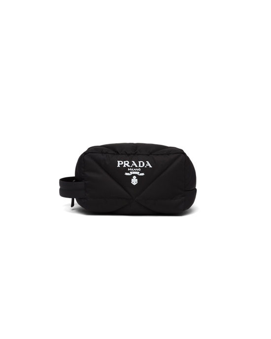 Prada Re-nylon Pouch Svarte | 590-RMTCQU