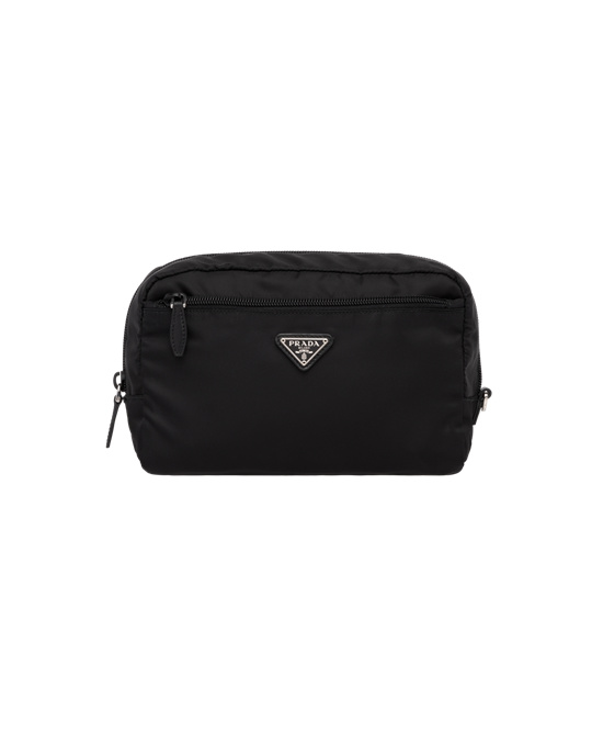 Prada Re-nylon Pouch Svarte | 671-VRIJKH