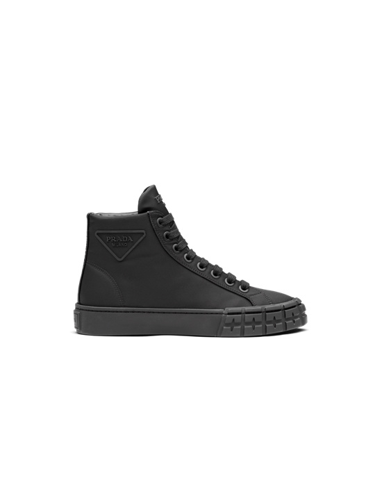 Prada Wheel Re-nylon Gabardine Sneakers Svarte | EWZPBK830