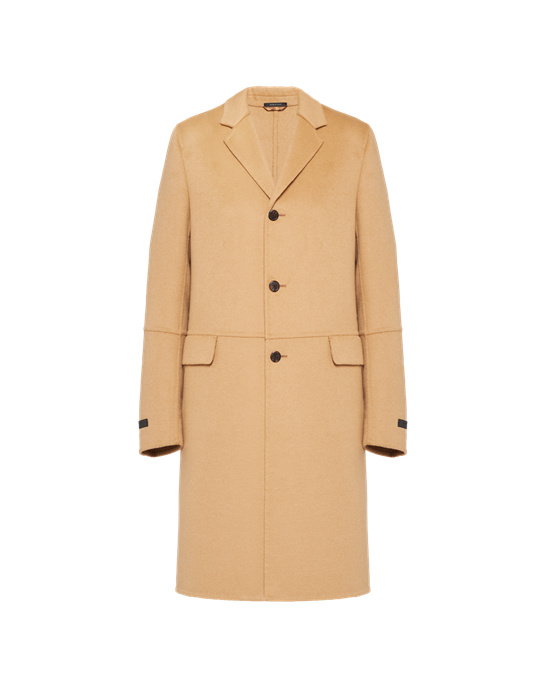 Prada Wool And Angora Coat Brune | 429-COTSKN